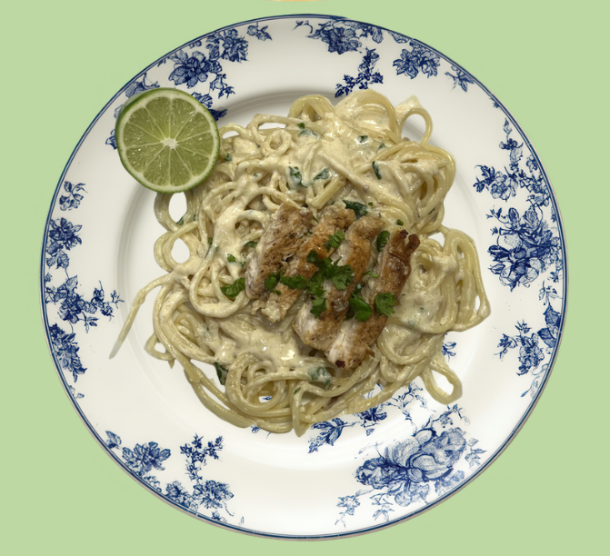Lime cilantro chicken pasta